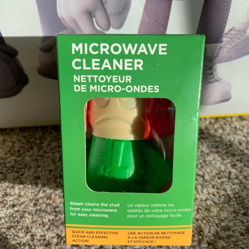 Microwave Cleaner Steam Cleaner - Green/Red
